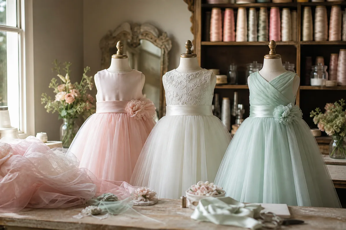 Robe de petite fille d'honneur : modèles et usages